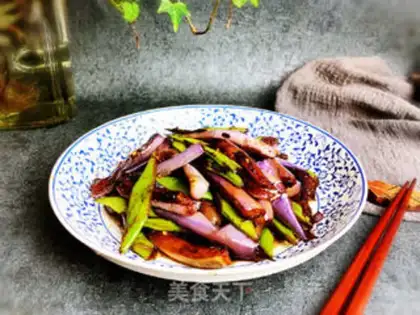 Make Soy eggplant blade beans step 12
