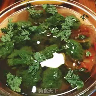 Make Spinach shrimp step 7