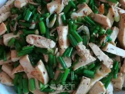 Make Tofu with moss step 6