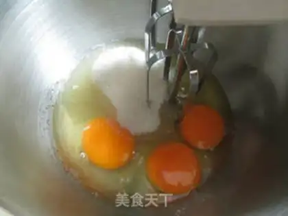 Make Steam the tea cake step 1