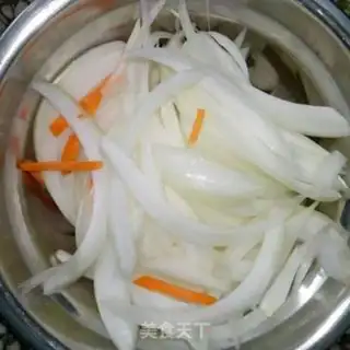 Make Black pepper steak noodles step 3