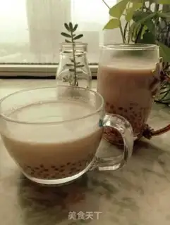 Make Pearl milk tea step 7
