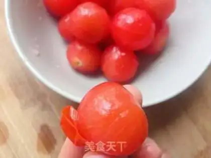 Make Sugared tomatoes step 1
