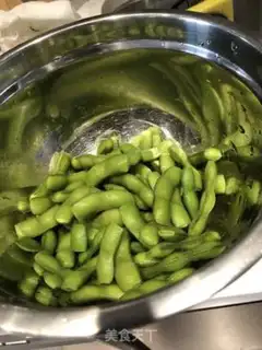 Make Garlic peas step 1