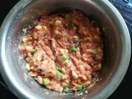 Make Carrot corn dumplings step 9