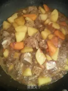 Make Carrots, potatoes, ribs step 7