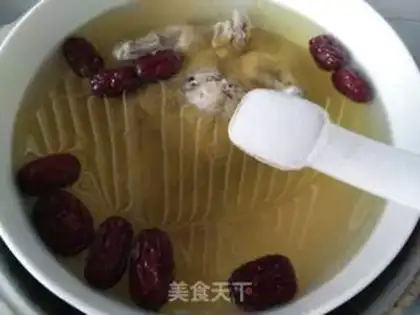 Make ♪ Steaming Princes of Red-tree Dove soup ♪ step 6
