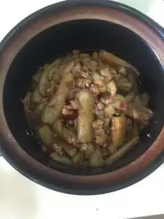 Make Salt fish eggplant step 9