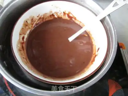 Make Madeline, the chocolate step 1