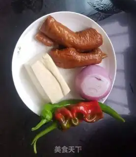 Make Fat intestine tofu step 0
