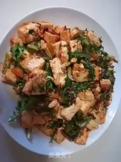 Make Spicy tofu step 3