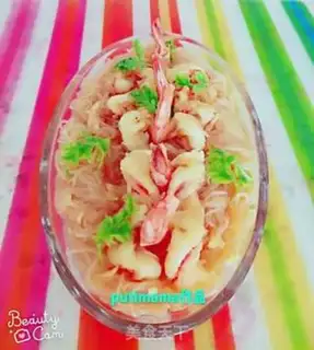 Make A garlic fan with a shrimp step 6