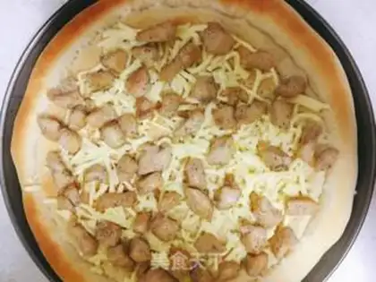 Make Chicken pizza step 6