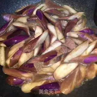 Make Puffed beans, eggplant step 3