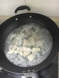 Make Corn steak soup step 1