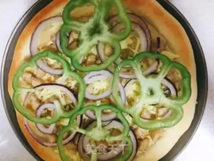 Make Chicken pizza step 7