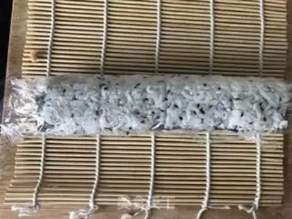 Make The salted yolk pine roll step 6