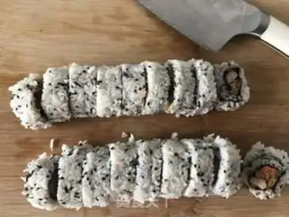 Make The salted yolk pine roll step 7