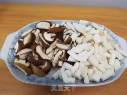 Make Pelican mushrooms step 1