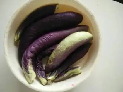 Make Steam eggplant step 0