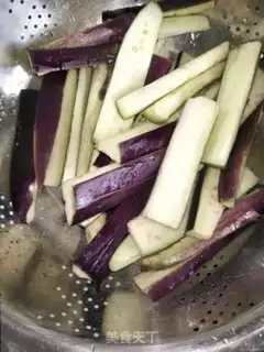 Make Red eggplant step 1