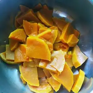 Make Coconut pumpkin rice step 2