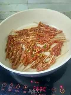 Make Spicy meat string step 6