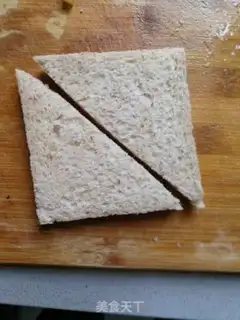 Make Soft cream toast step 1