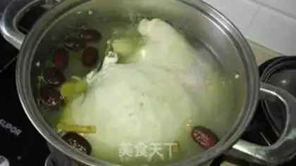 Make Piggy belly chicken step 7