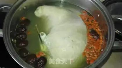 Make Piggy belly chicken step 8