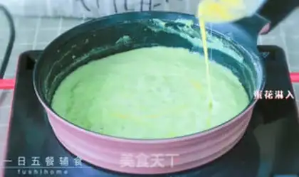 Make Eggflower soy step 6