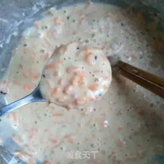 Make Black sesame carrot omelet step 5