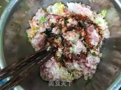 Make Three fresh dumplings step 1