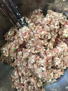 Make Three fresh dumplings step 3