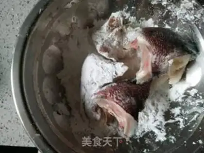 Make Red fish jaw step 1