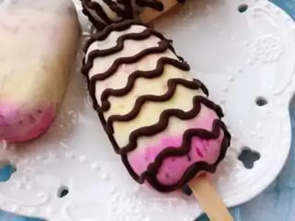 Make Five fruit and ice cream step 9