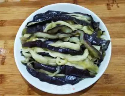Make The cold hand tore the eggplant step 11