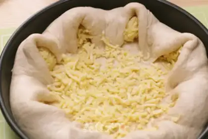 Make Melvin cheese sauce pizza step 19