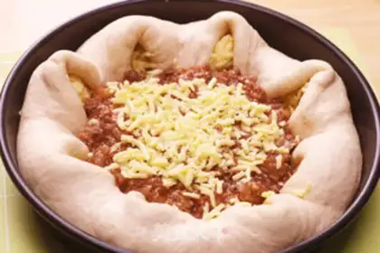 Make Melvin cheese sauce pizza step 21