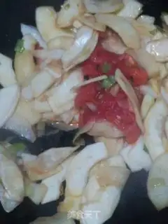 Make Tomato fried melons step 4