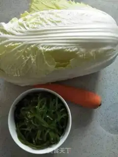 Make Seagrass carrots and cabbage step 0