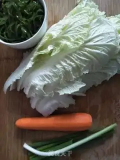 Make Seagrass carrots and cabbage step 1