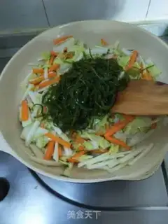 Make Seagrass carrots and cabbage step 6