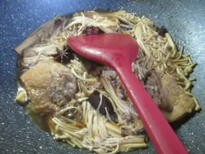 Make Golden pins and mushrooms step 10