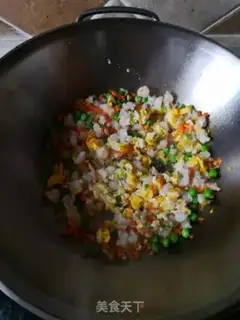 Make Shrimp rice step 2