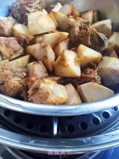 Make Steaming taro step 5