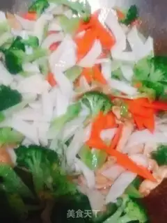Make Chicken pecs, broccoli step 7