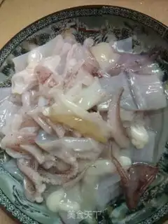 Make Seafood congee step 1