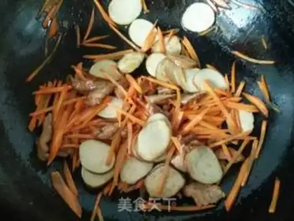 Make Carrot. Skinned chicken step 9