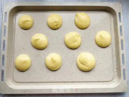 Make Panda butter puff step 4